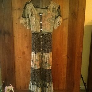 Comfy Maxi Dress with fun India Motiv